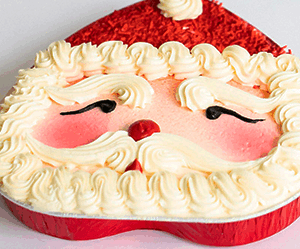 Christmas Santa Foil Cake (Chocolate)