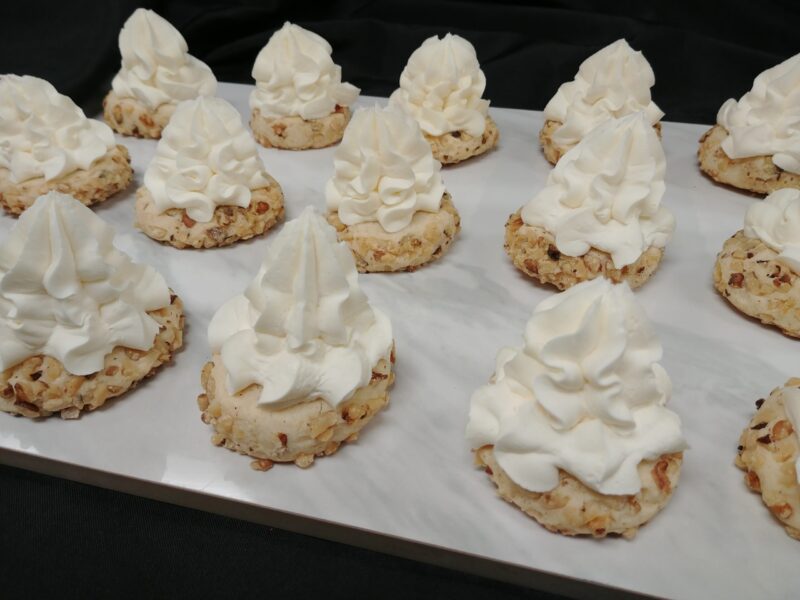 French cream thumbrpint cookies