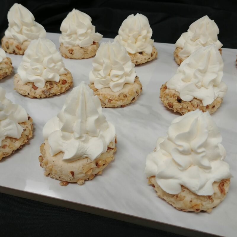 French cream thumbrpint cookies