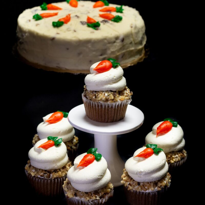 Carrot Cake and cupcakes