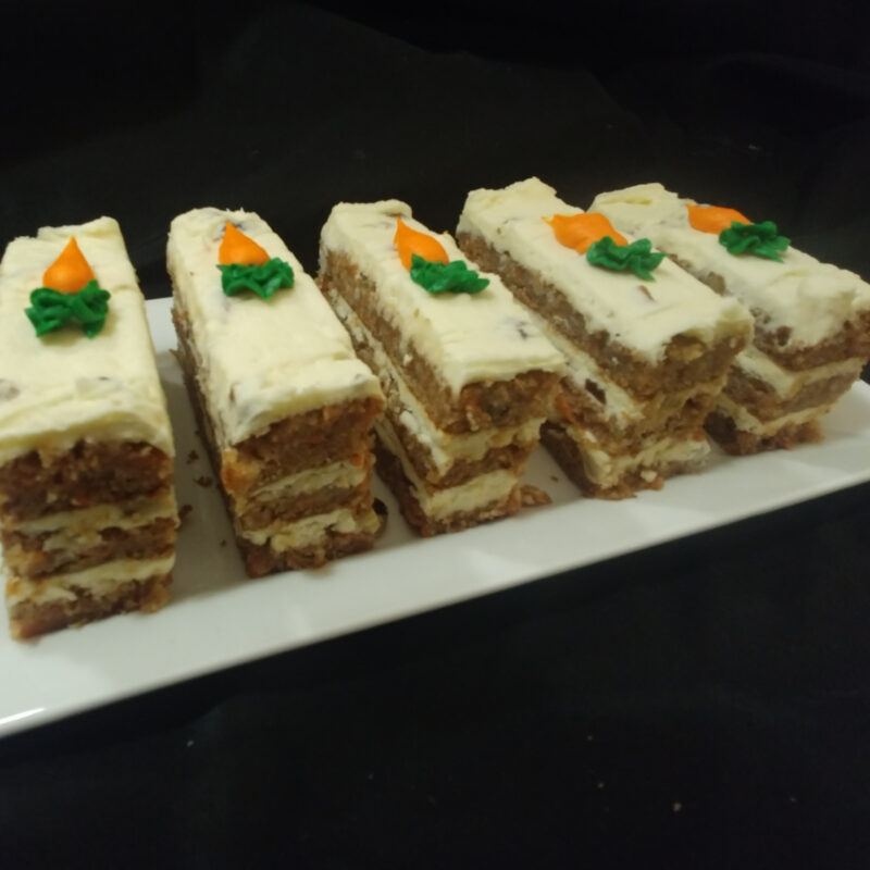 carrot cake slice