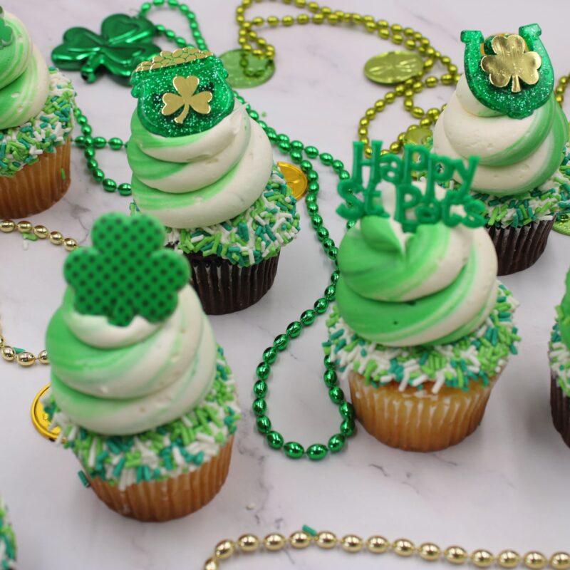 St. Patrick's Day Deluxe Cupcakes