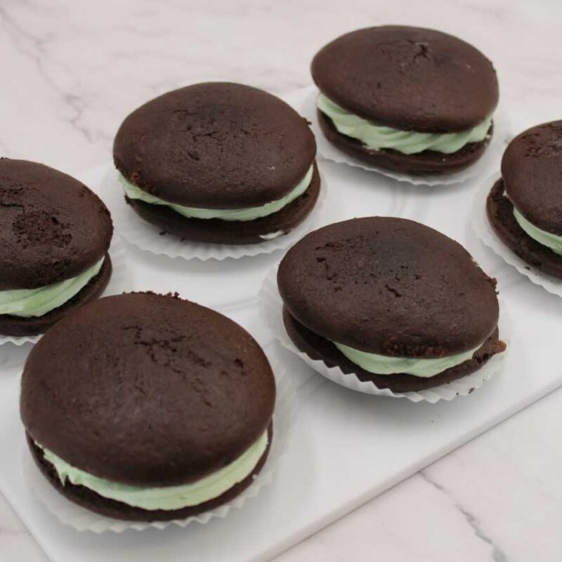 Mint Filled Chocolate Gobs