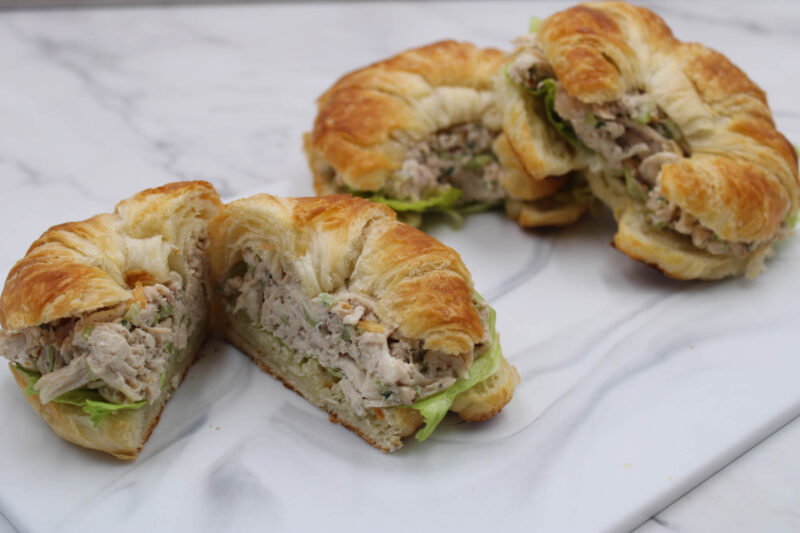 Croissants chicken salad