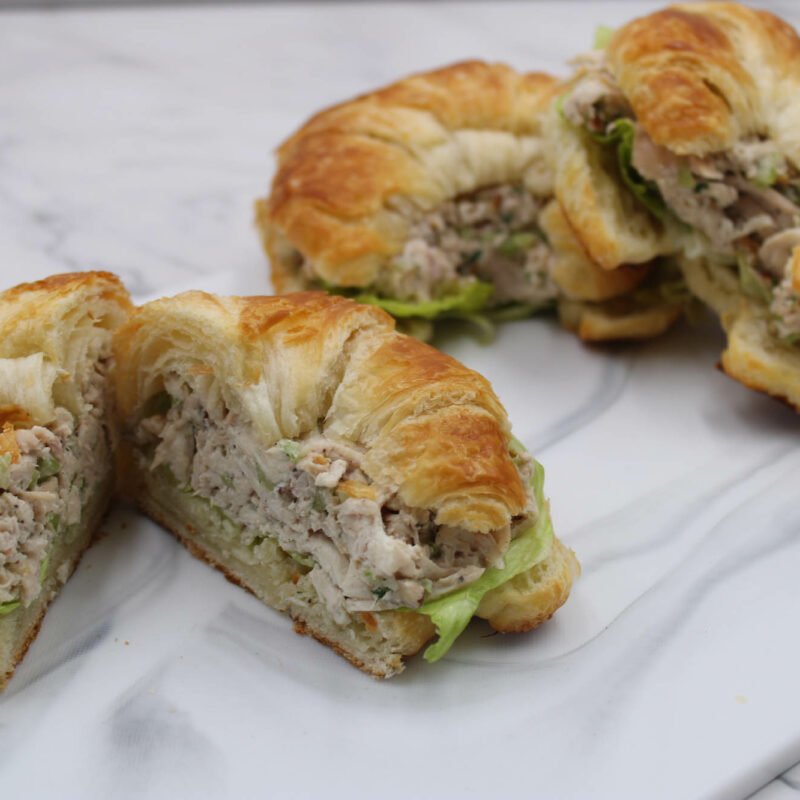 Croissants chicken salad