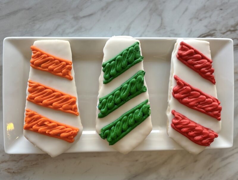 Father's Day Decorated Cookies - Necktie