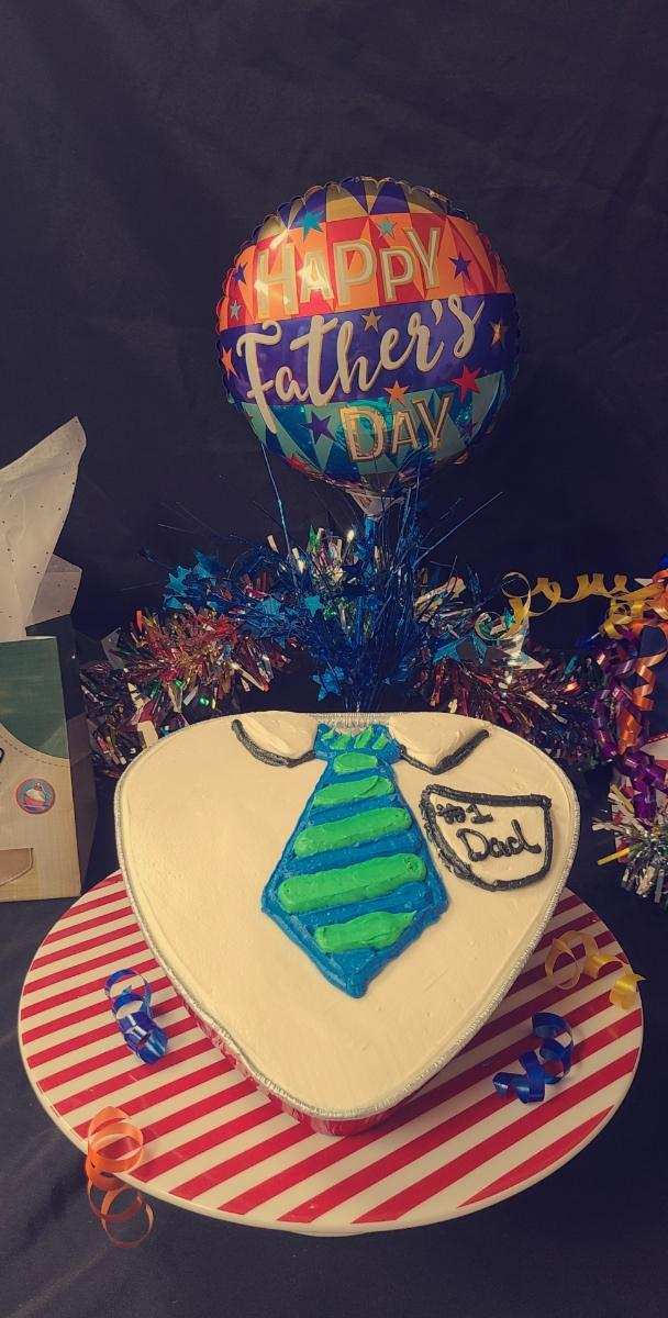 Father's Day Foil Cake