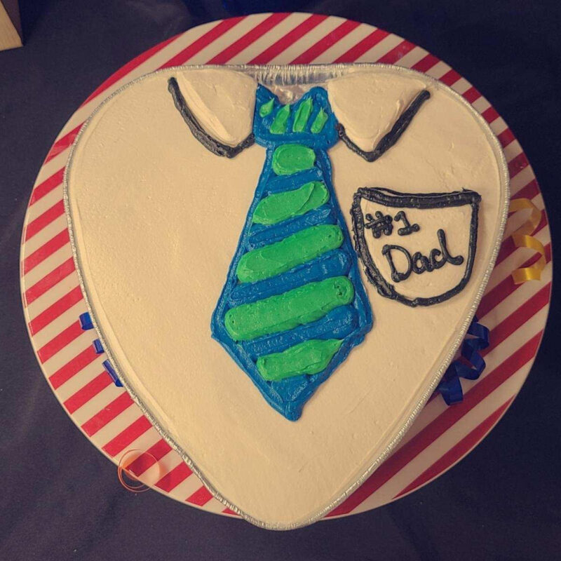 Father's Day Foil Cake