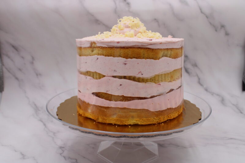 Strawberry Cloud Cake