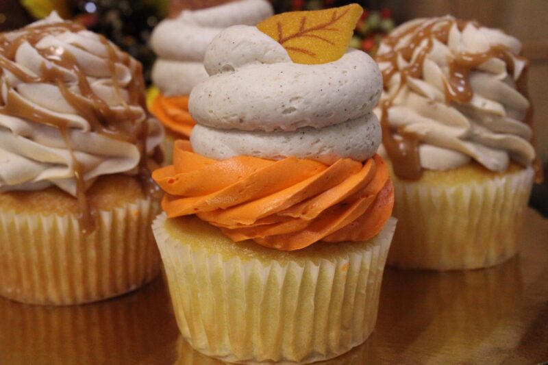 Decorated Fall Cupcakes