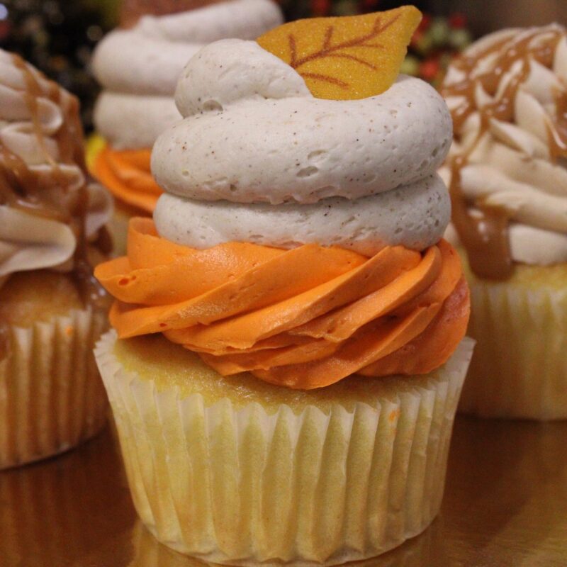 Decorated Fall Cupcakes
