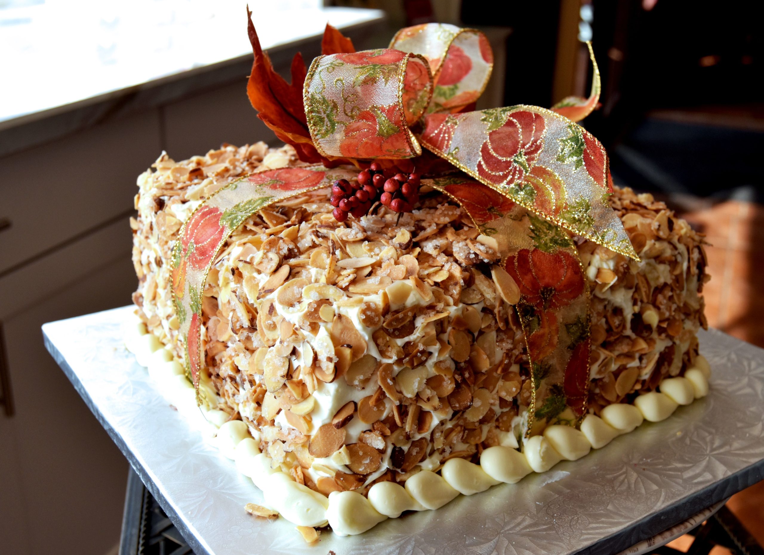 Holiday Burnt Almond Torte