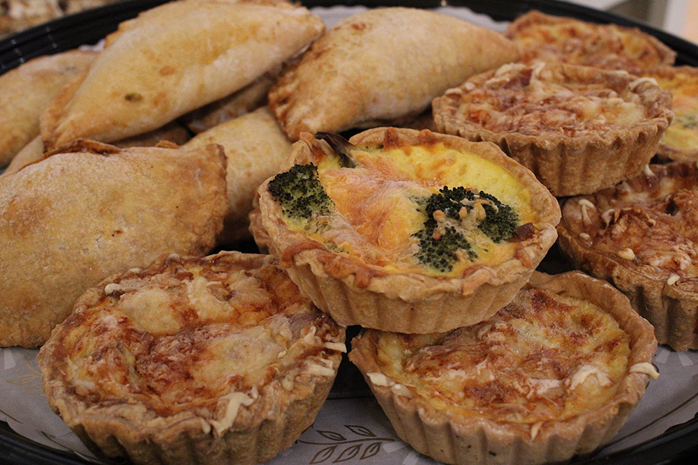 Empanada and Quiche Catering Tray