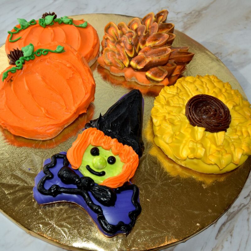 Decorated Halloween Cookies