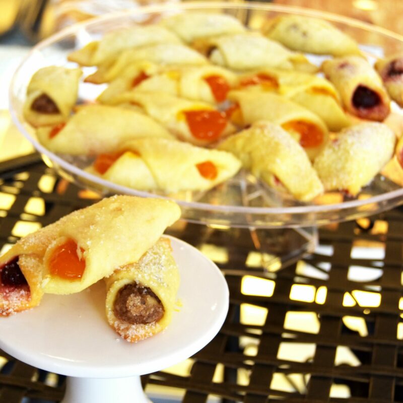Apricot, Raspberry, and Nut rolls