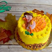 Thanksgiving Half & Half Cake