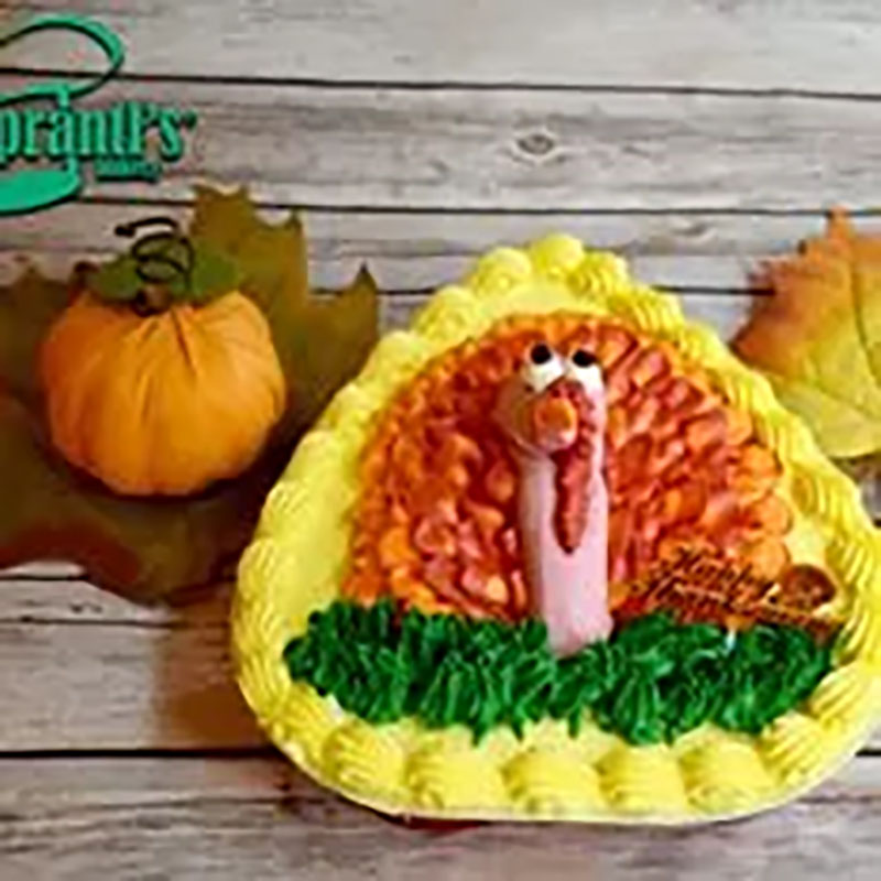 Thanksgiving Turkey foil cake