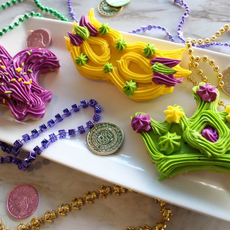 Mardi Gras Cookies