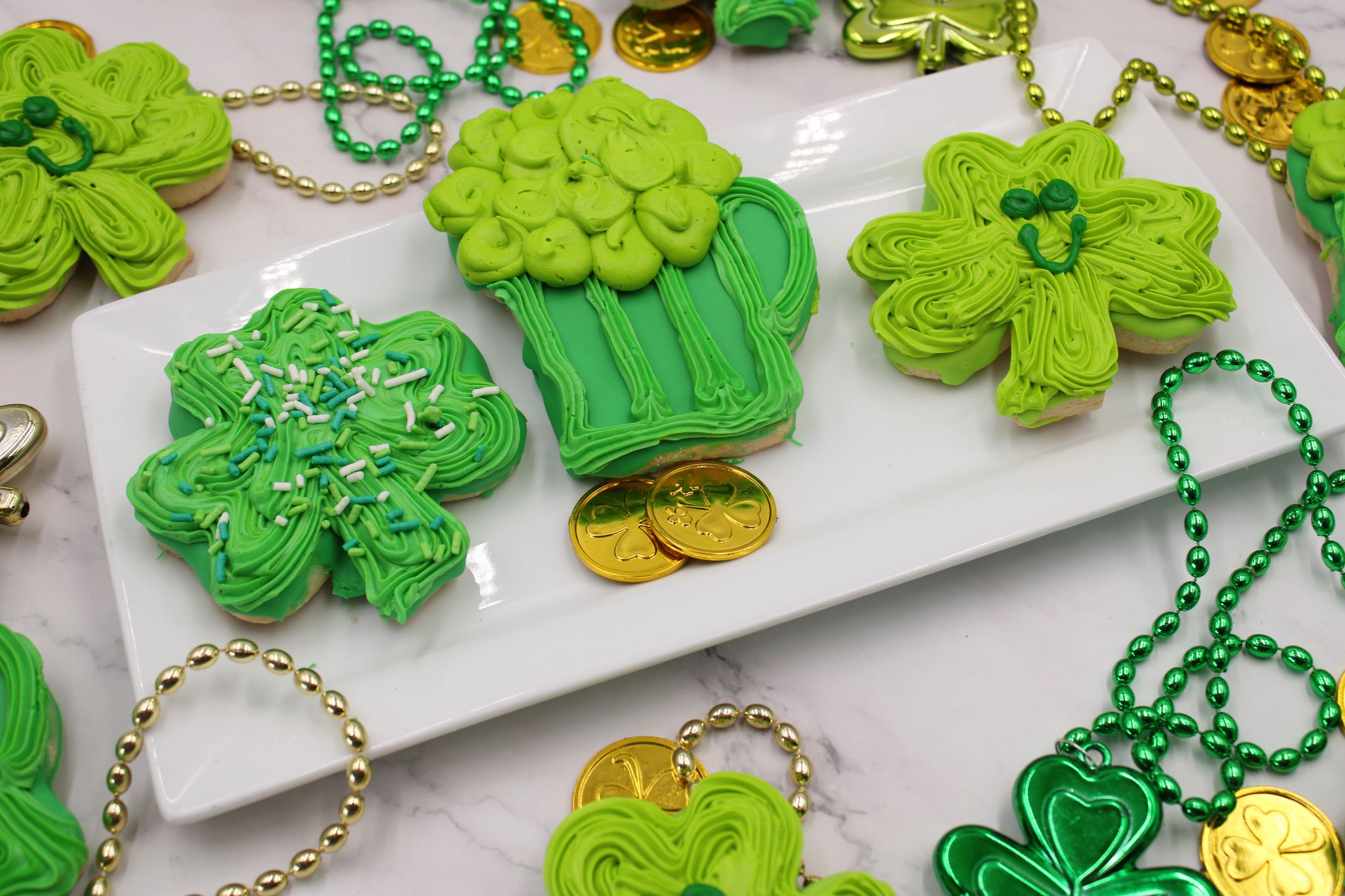 St. Patrick's Day Decorated Cookies