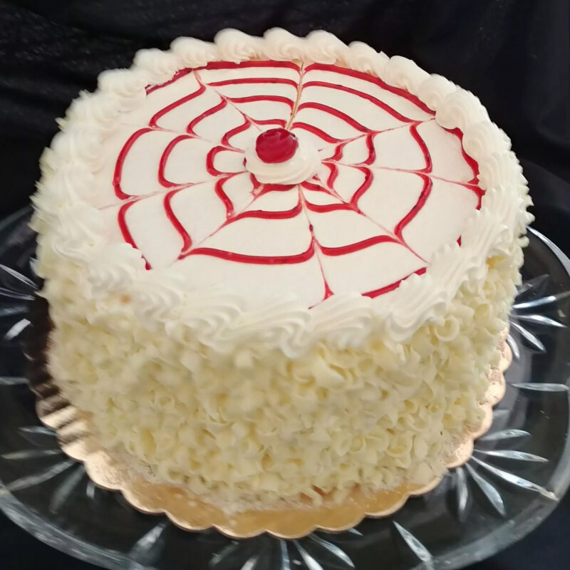 White Chocolate Raspberry Cake