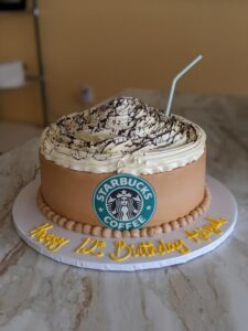 Custom Cake Starbucks