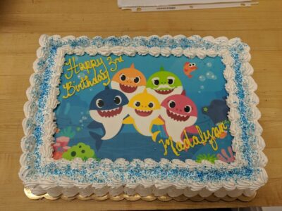 Custom Cake Sharks