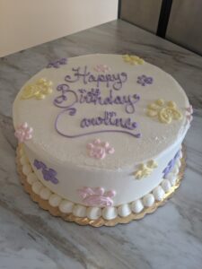 Custom Cake paw prints