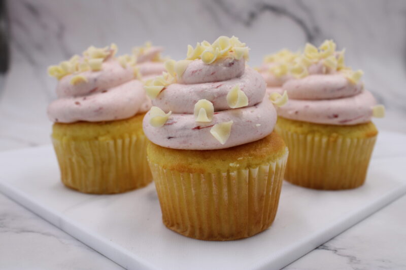 Strawberry Cloud Deluxe Cupcakes