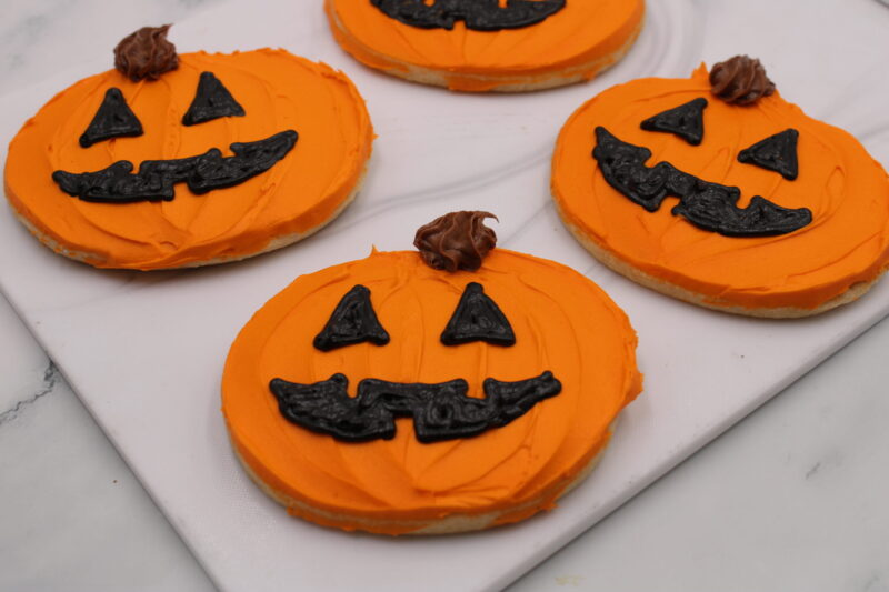 Halloween Decorated Cookie Jack-O-Lantern