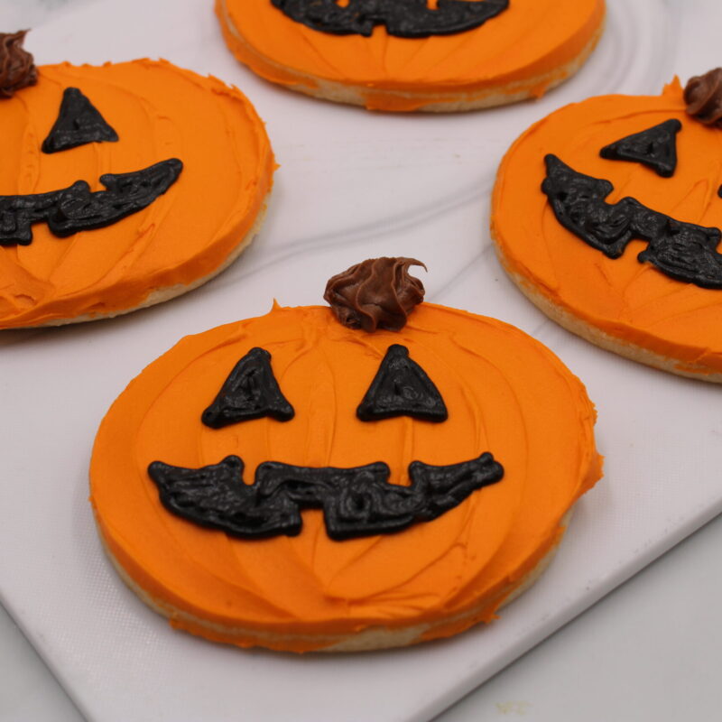 Halloween Decorated Cookie Jack-O-Lantern