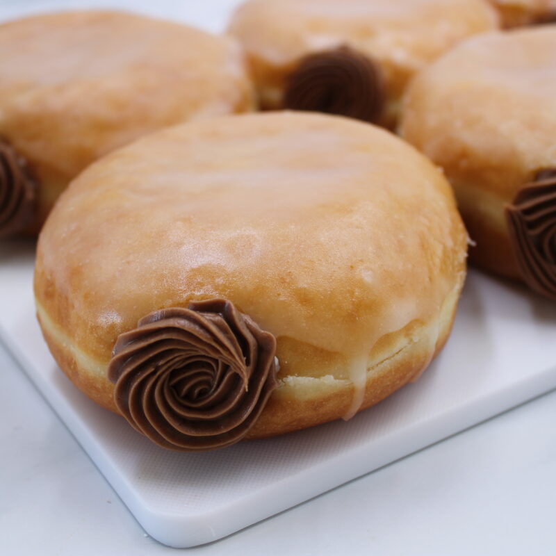 Paczki - Chocolate Butter Cream-Glazed