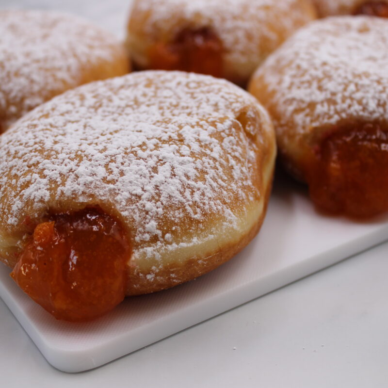 Paczki - Apricot - Powdered Sugar