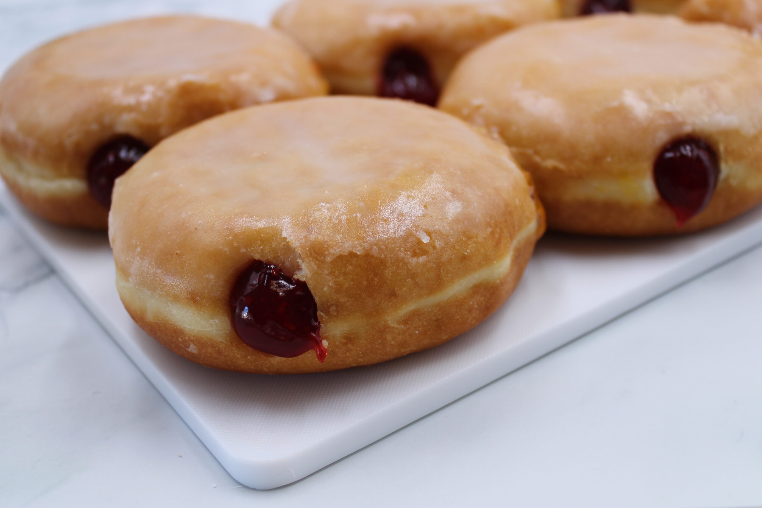 Paczki - Raspberry - Glazed