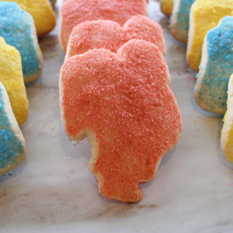 Santa Shaped Sugar Cookies 1/2 Dozen