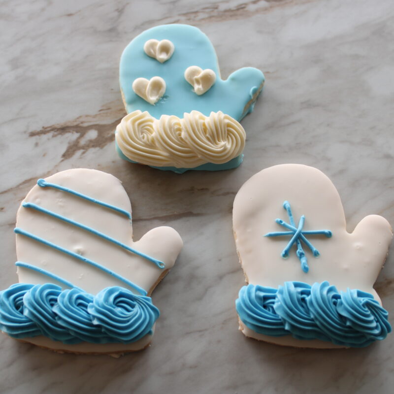 Decorated Cookies - Mitten