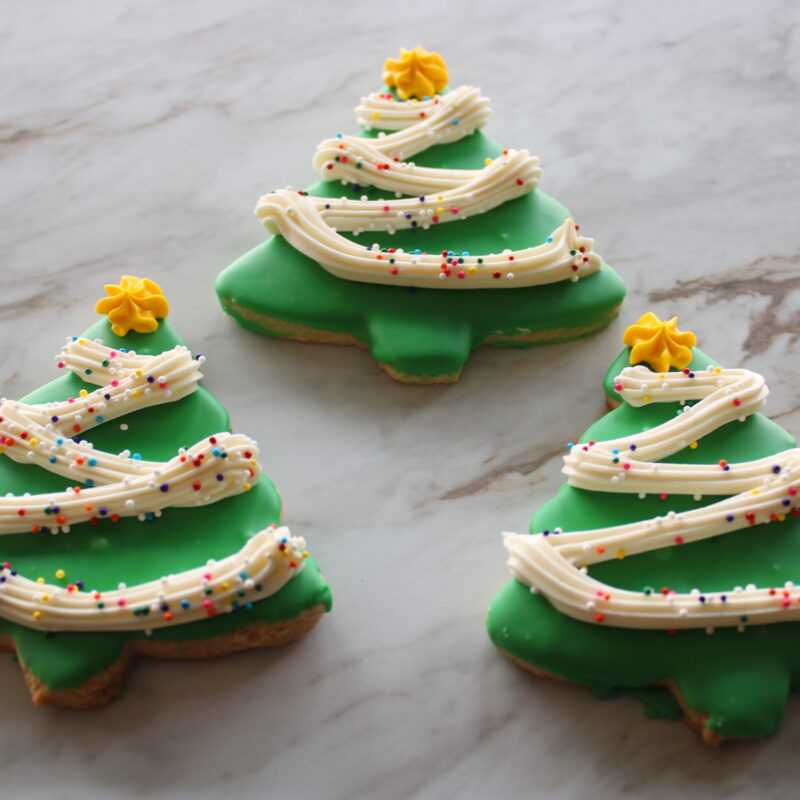 Christmas Decorated Cookies - Tree