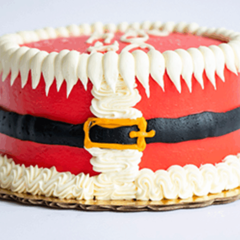 Santa Belly Cake