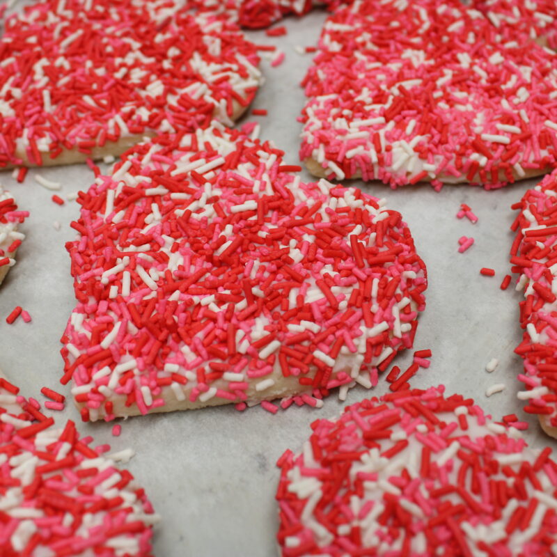 Heart-Shaped Cutout Jimmie Cookies