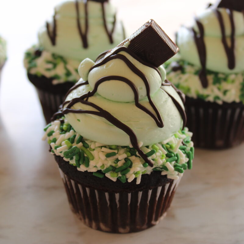 Deluxe Andes Candy<br>Mint Cupcake