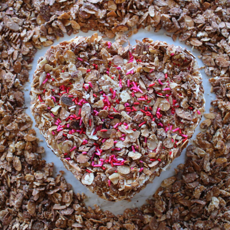 Strawberry Heart Torte